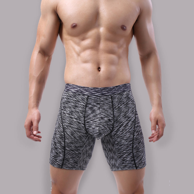Men's gradient pattern high elasticity polyester underwear loungewear.