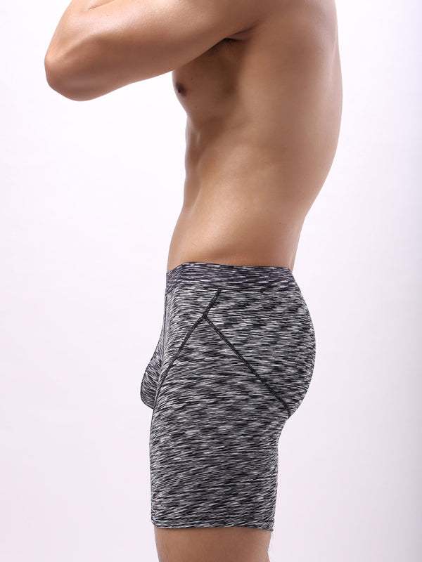 New Men's Gradient Pattern High Elasticity Polyester Underwear Loungewear - MENLL