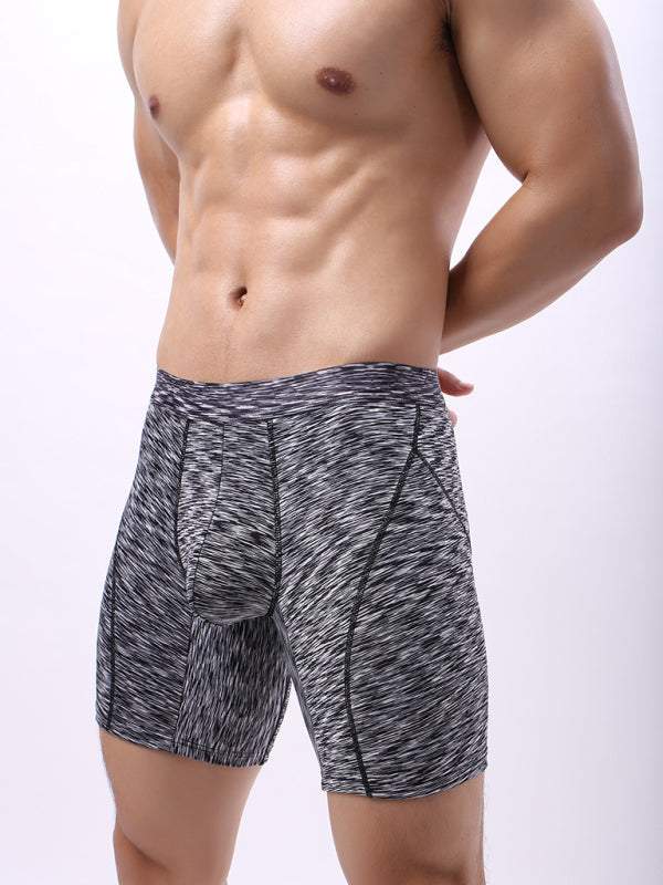 New Men's Gradient Pattern High Elasticity Polyester Underwear Loungewear - MENLL