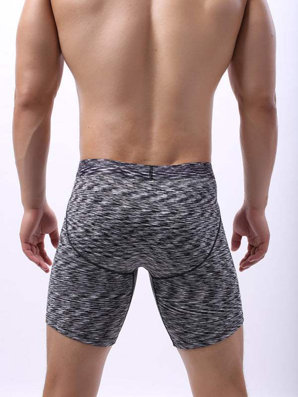 New Men's Gradient Pattern High Elasticity Polyester Underwear Loungewear - MENLL