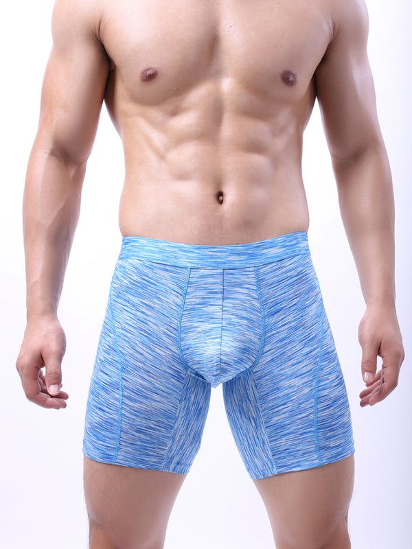 New Men's Gradient Pattern High Elasticity Polyester Underwear Loungewear - MENLL