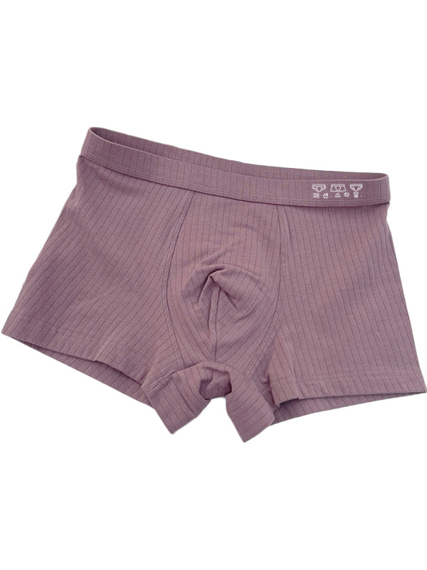 Men's pure cotton one piece boxer briefs - MENLL