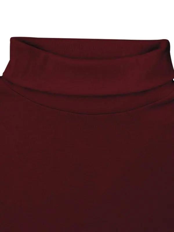 Stylish Men's High Collar Long Sleeve Turtleneck Tee for Effortless Layering - MENLL