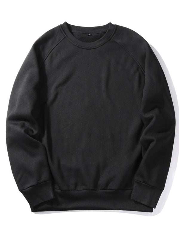 Classic Comfort Men's Raglan Sleeve Crew Sweatshirt - Perfect for All Seasons - MENLL