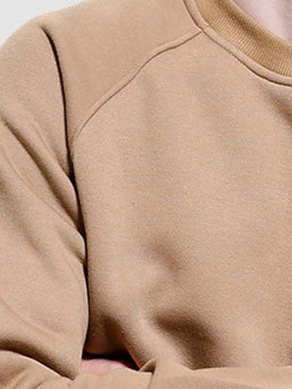 Classic Comfort Men's Raglan Sleeve Crew Sweatshirt - Perfect for All Seasons - MENLL