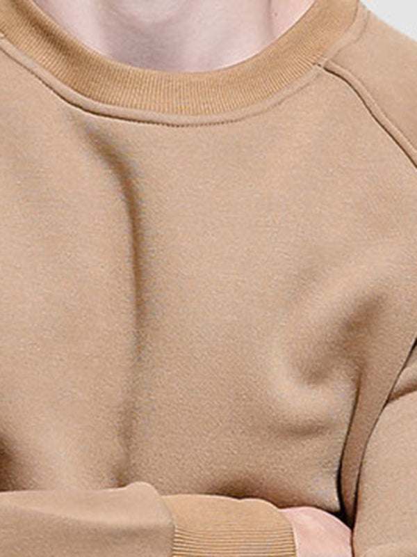 Classic Comfort Men's Raglan Sleeve Crew Sweatshirt - Perfect for All Seasons - MENLL