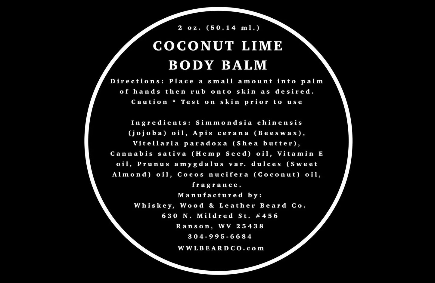 Coconut Lime Body Balm - MENLL