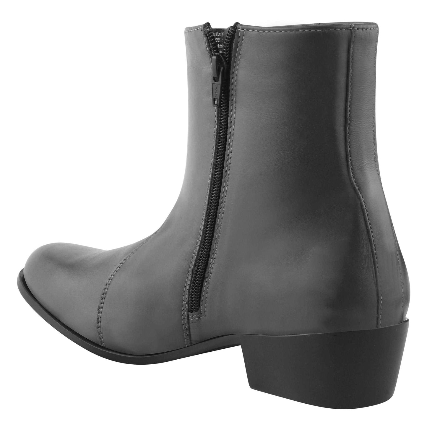 Jazzy Jackman Leather Ankle Length Boots for Men - MENLL