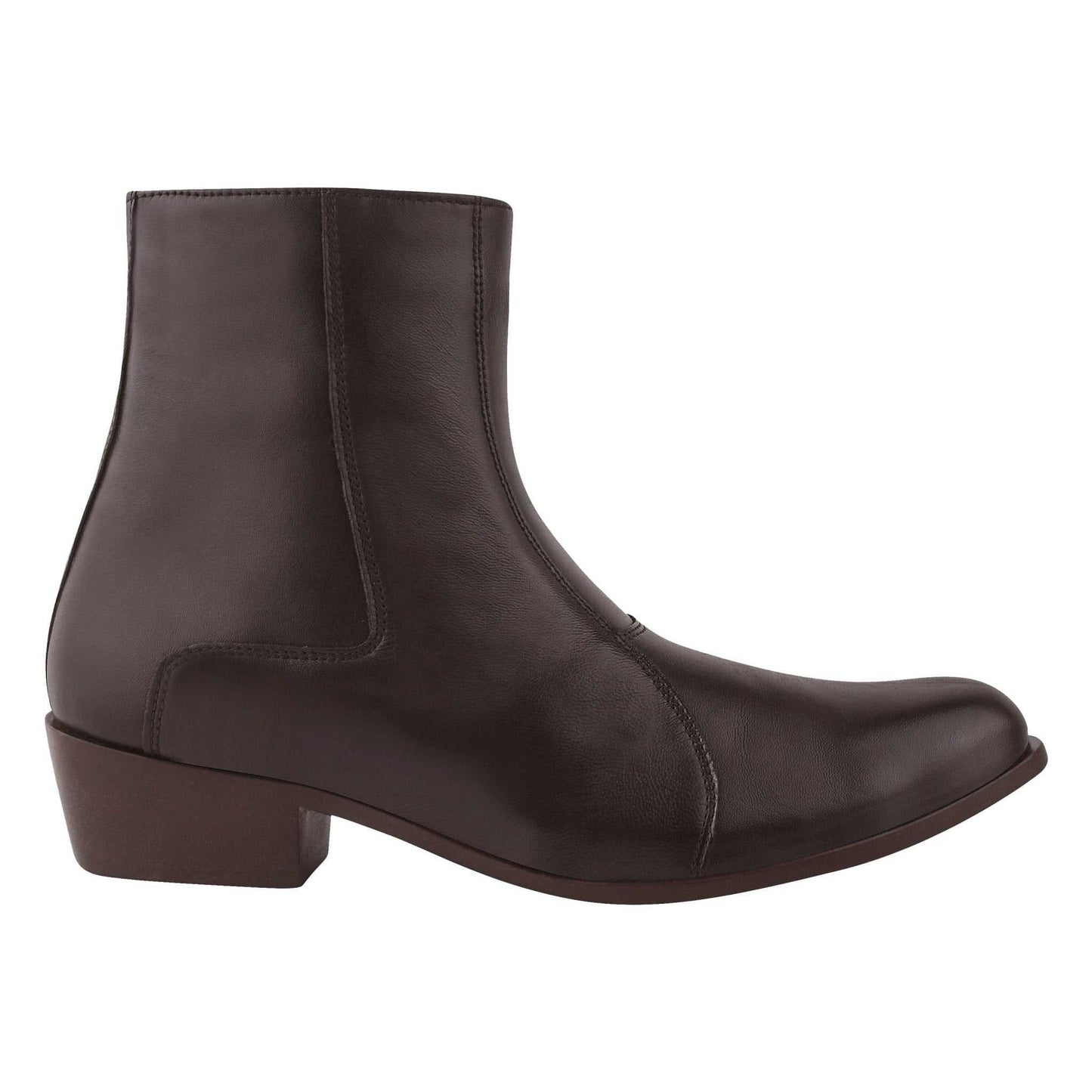 Jazzy Jackman Leather Ankle Length Boots for Men - MENLL