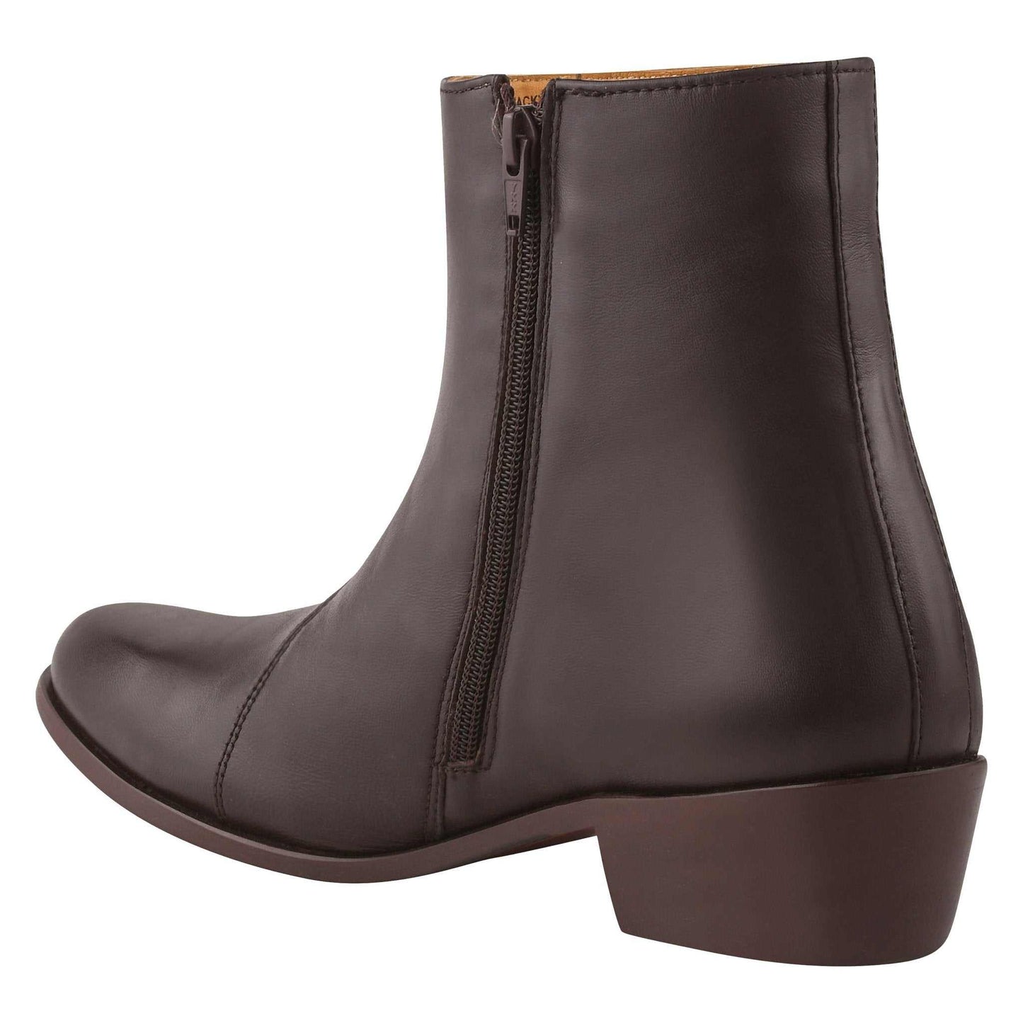 Jazzy Jackman Leather Ankle Length Boots for Men - MENLL