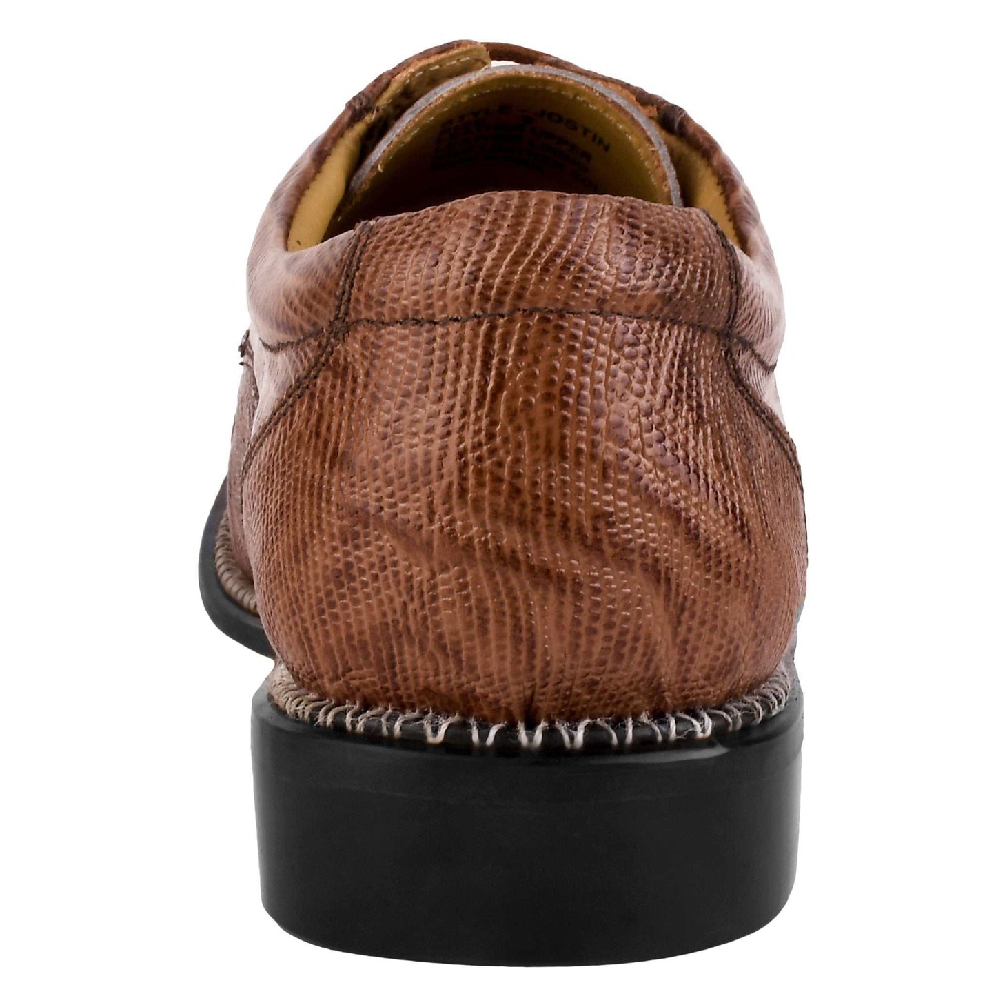 Jostin Genuine Leather Lizard Print Oxford Style Dress Shoes For Men - MENLL