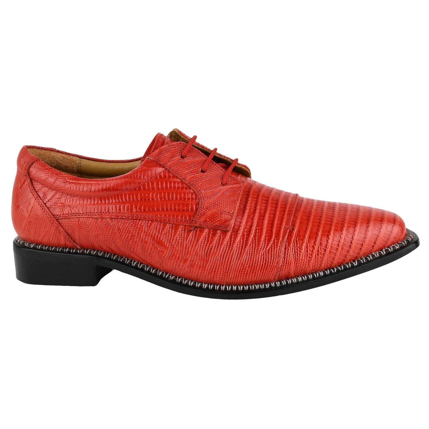 Jostin Genuine Leather Lizard Print Oxford Style Dress Shoes For Men - MENLL