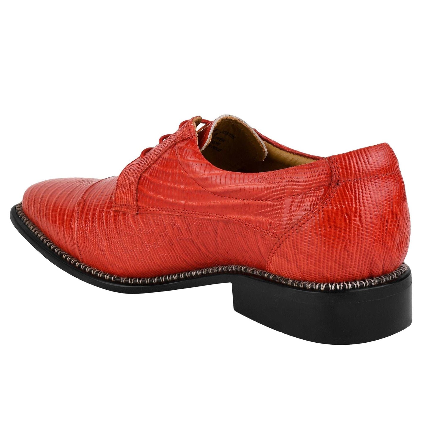 Jostin Genuine Leather Lizard Print Oxford Style Dress Shoes For Men - MENLL