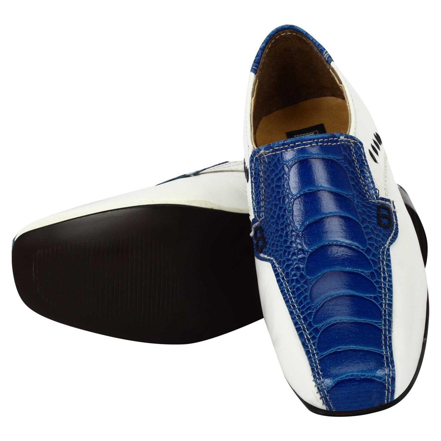 Junior Leather Loafers Dress Shoes - MENLL