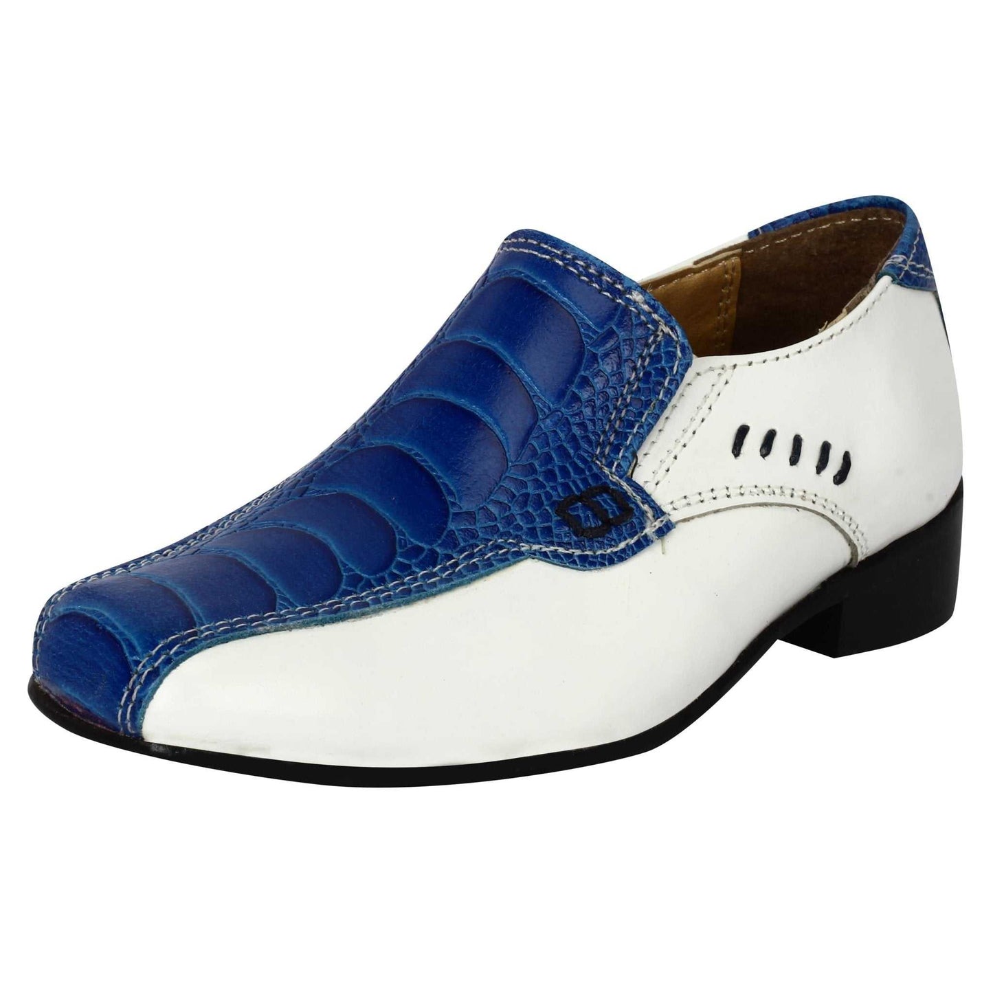 Junior Leather Loafers Dress Shoes - MENLL