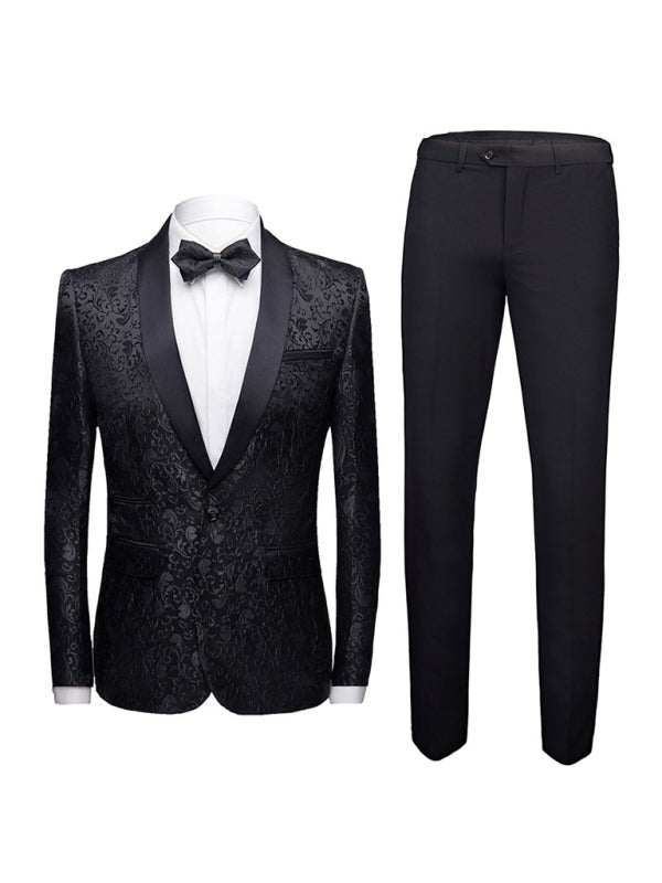 Women's solid lapel collar blazer with welt pocket, featuring a stylish lapel collar and long sleeves. Suitable for all seasons with a light business style.