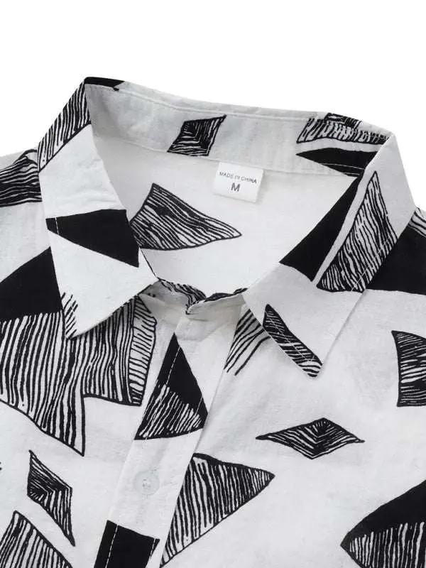 Vibrant Hawaiian Floral Short Sleeve Beach Shirt for Effortless Summer Style - MENLL