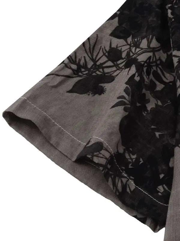 Vibrant Hawaiian Floral Short Sleeve Beach Shirt for Effortless Summer Style - MENLL