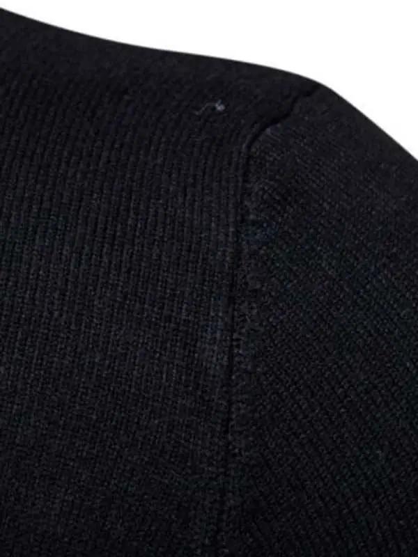 Classic Turtleneck Wool Sweater for Men - Cozy All-Match Knitted Design - MENLL