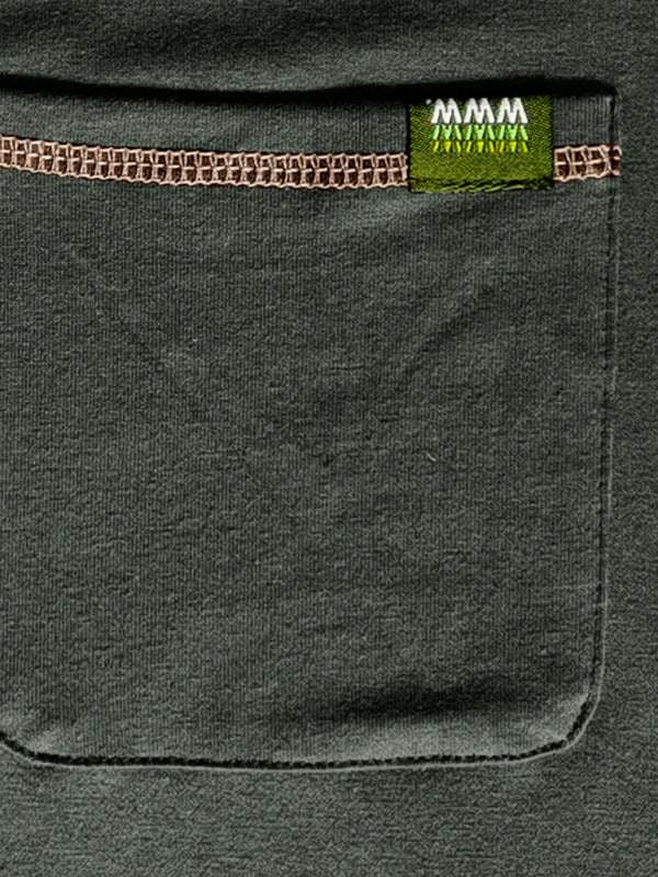 Men's Vibrant Color Block Knit Henley Long Sleeve Tee - MENLL