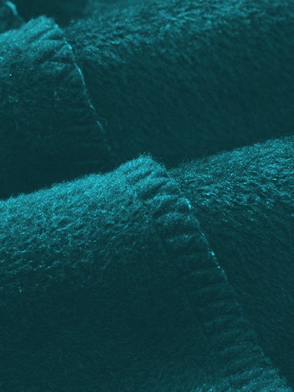 Sleek Velvet-Enhanced Men's Half Turtleneck Slim-Fit Sweater for Autumn-Winter