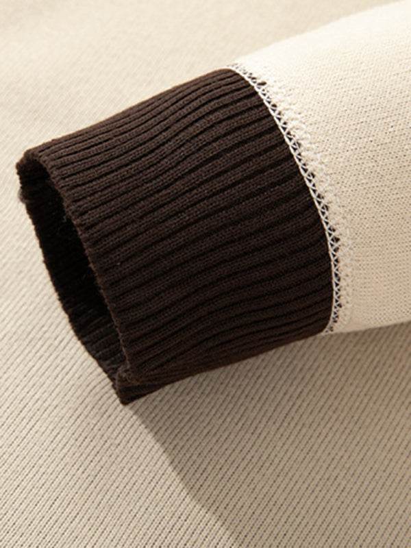 Sleek Velvet-Enhanced Men's Half Turtleneck Slim-Fit Sweater for Autumn-Winter