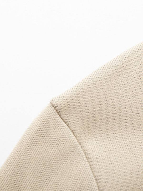 Sleek Velvet-Enhanced Men's Half Turtleneck Slim-Fit Sweater for Autumn-Winter