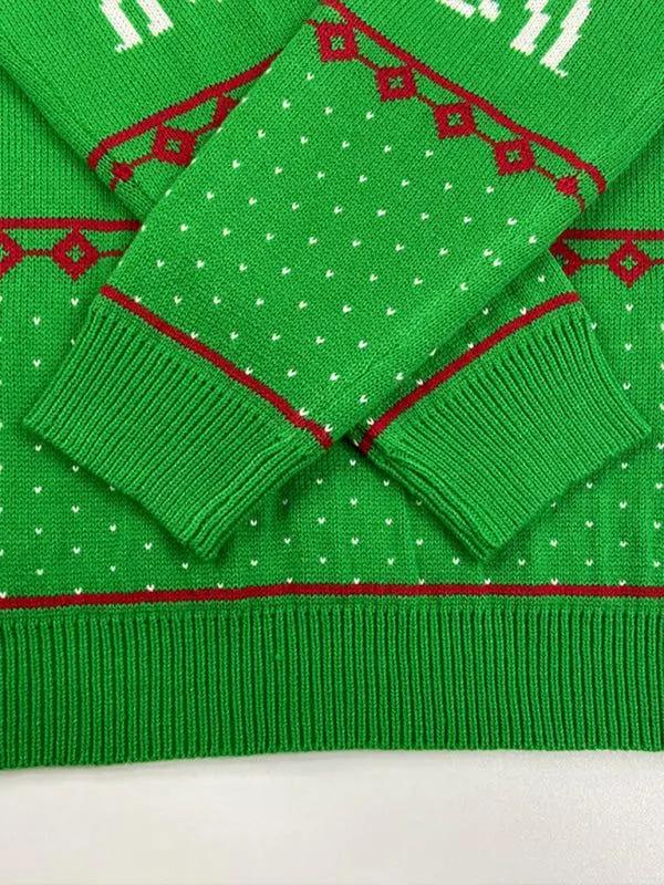 Festive Knit Comfort: Men's Loose-Fit Christmas Sweater - MENLL