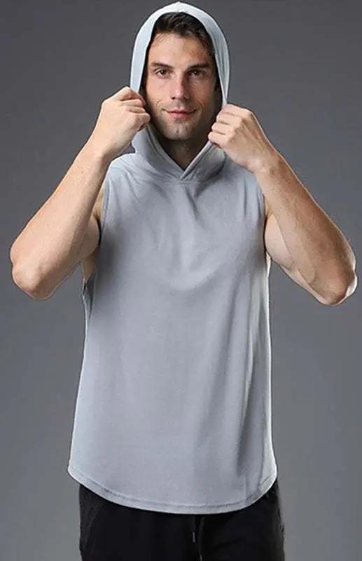 Ultimate Performance Men's Hooded Quick-Dry Sports Vest - MENLL