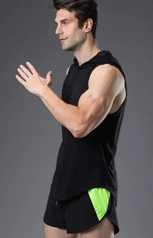 Ultimate Performance Men's Hooded Quick-Dry Sports Vest - MENLL