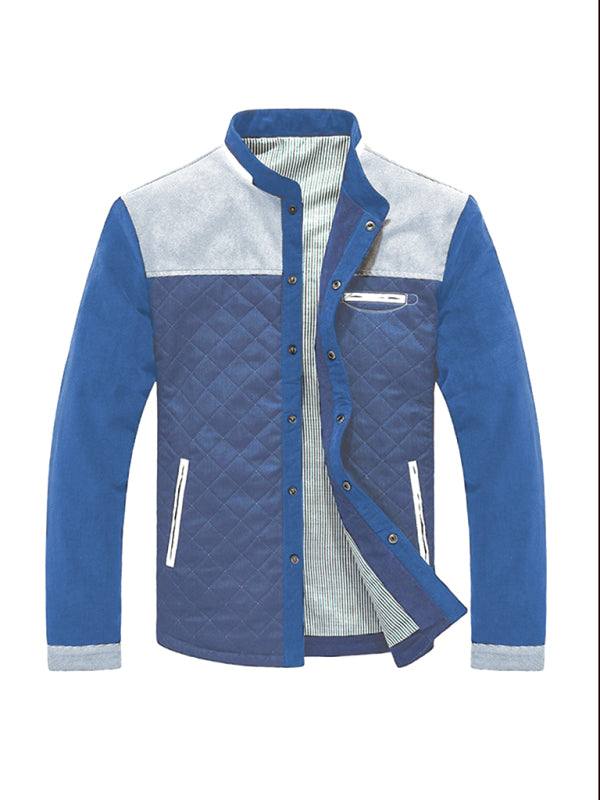 Apparel - Thickened Blue Casual Youth Jacket with Side Pockets - Perfe - Apparel | MENLL