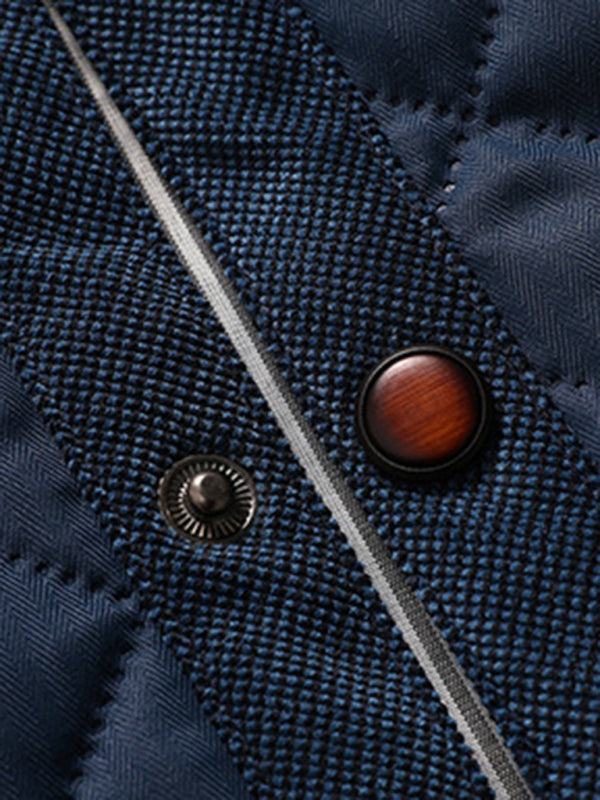 Thickened Blue Casual Youth Jacket with Side Pockets - Perfect for Year-Round Adventures! - MENLL