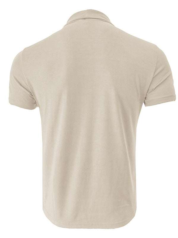 Versatile Men's Short-Sleeve Turtleneck Tee - Perfect for Spring and Summer Styling - MENLL