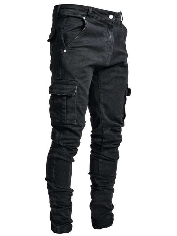 Sleek & Stylish Men's Skinny Jeans with Convenient Side Pockets