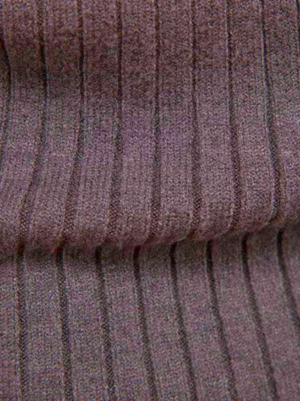 Slim Fit Men's Knitted Turtleneck Sweater – Casual Comfort for Autumn-Winter