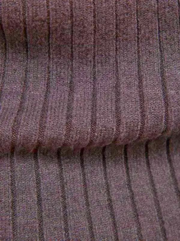 Slim Fit Men's Knitted Turtleneck Sweater – Casual Comfort for Autumn-Winter - MENLL
