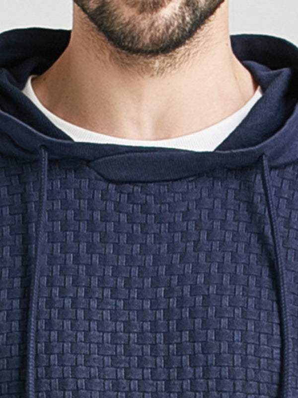 Cozy Hooded Pullover Sweater for Men - Versatile Knitwear for Year-Round Comfort - MENLL