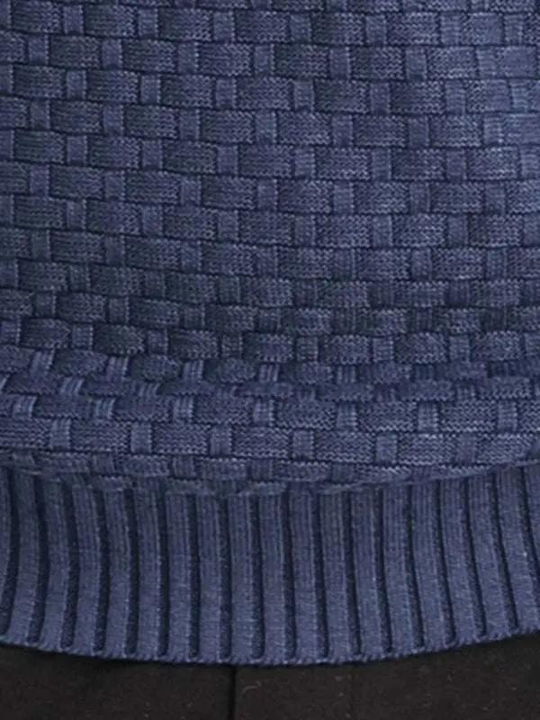 Cozy Hooded Pullover Sweater for Men - Versatile Knitwear for Year-Round Comfort - MENLL