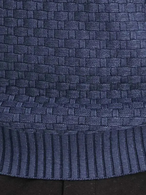 Cozy Hooded Pullover Sweater for Men - Versatile Knitwear for Year-Round Comfort - MENLL