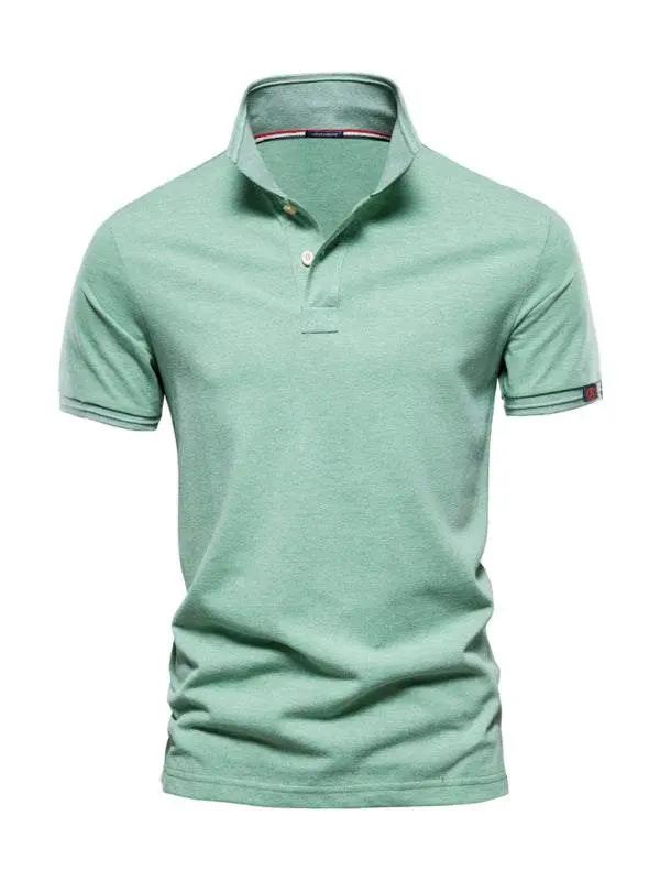 Versatile Comfort: Premium Cotton Lapel Polo Shirt for Effortless Style - MENLL