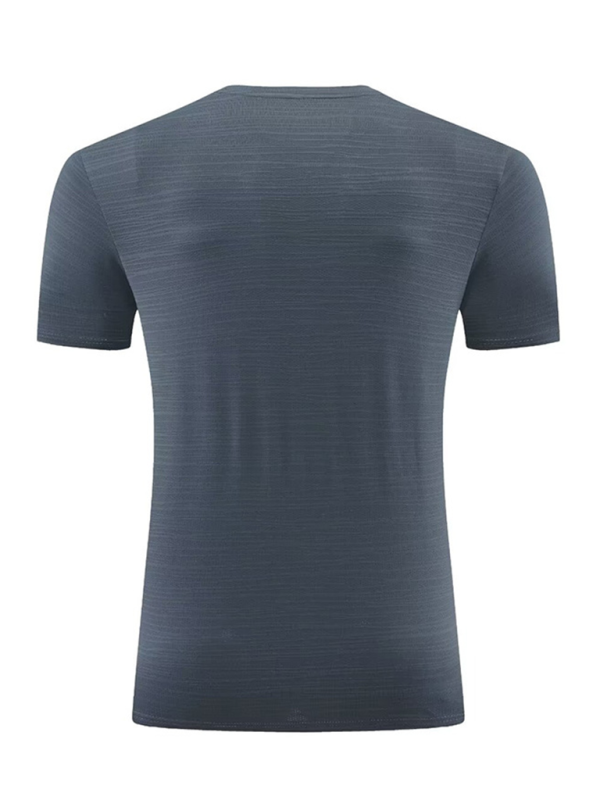 Men's Ultra-Light Ice Silk Quick-Dry Sports Tee - Perfect for Spring & Summer Activities!