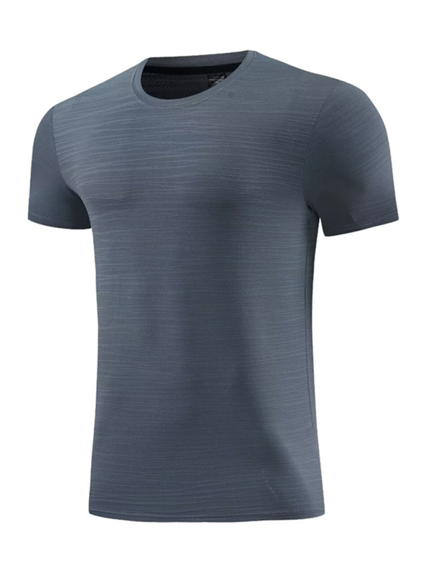 Men's Ultra-Light Ice Silk Quick-Dry Sports Tee - Perfect for Spring & Summer Activities!