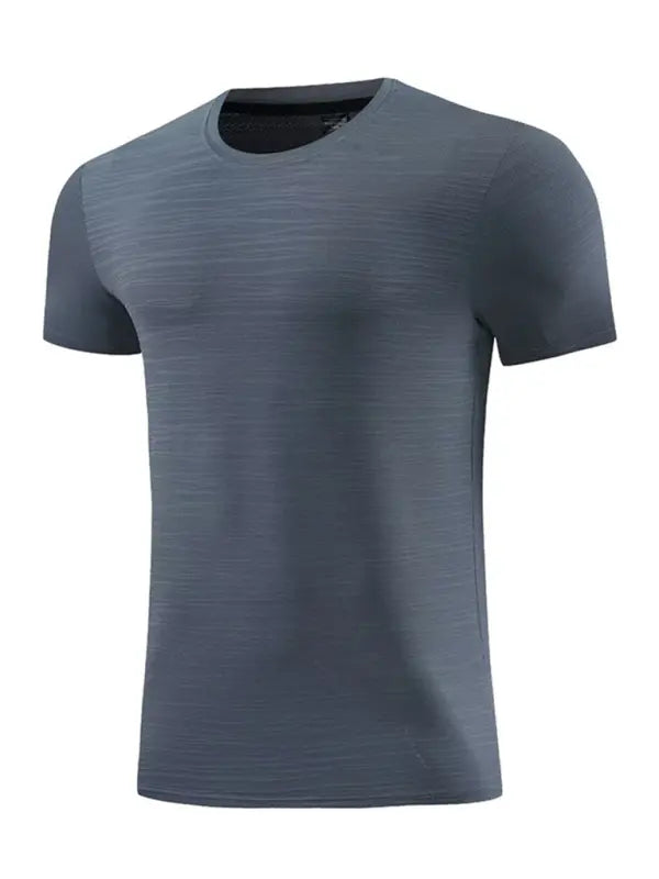 Men's Ultra-Light Ice Silk Quick-Dry Sports Tee - Perfect for Spring & Summer Activities! - MENLL
