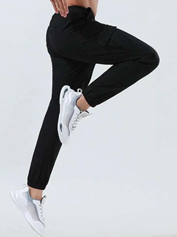 Men's Versatile Quick-Dry Elastic Fitness Cargo Pants with Pockets - Perfect for Every Adventure! - MENLL