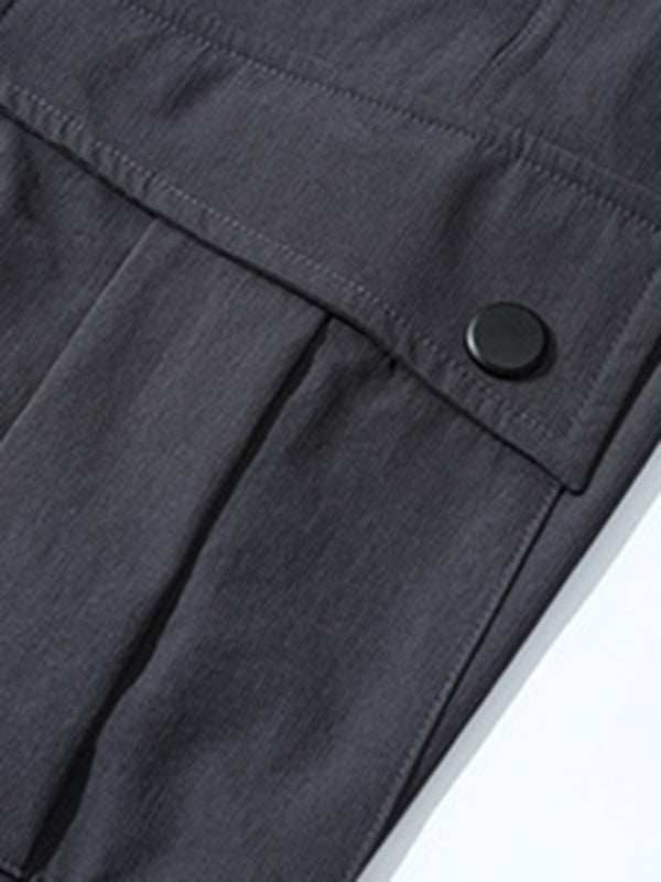 Men's Versatile Quick-Dry Elastic Fitness Cargo Pants with Pockets - Perfect for Every Adventure! - MENLL