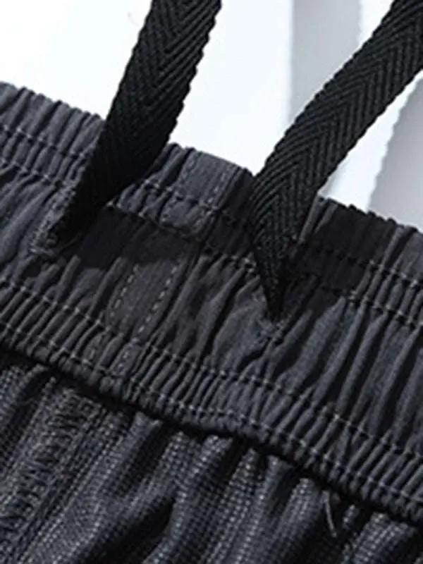 Men's Versatile Quick-Dry Elastic Fitness Cargo Pants with Pockets - Perfect for Every Adventure! - MENLL