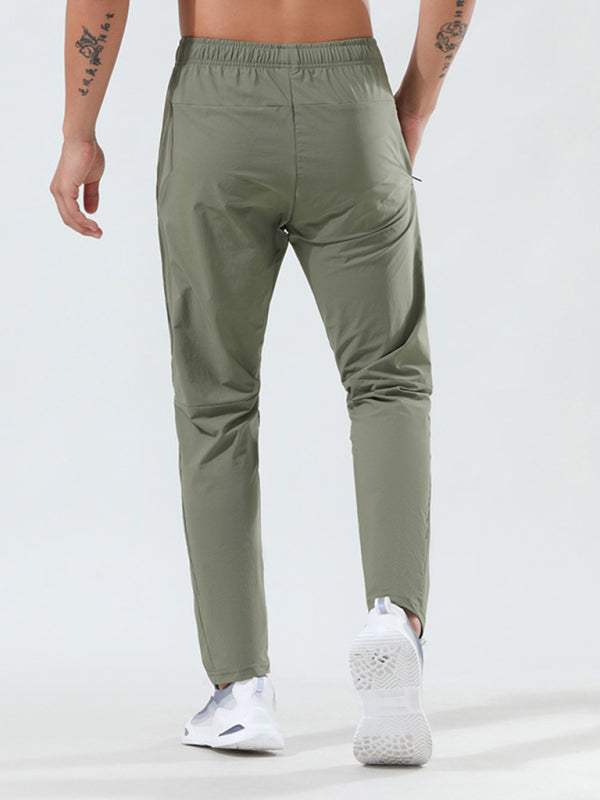 Ultimate Performance Men's Quick-Dry Elastic Fitness Trousers for All Seasons - MENLL