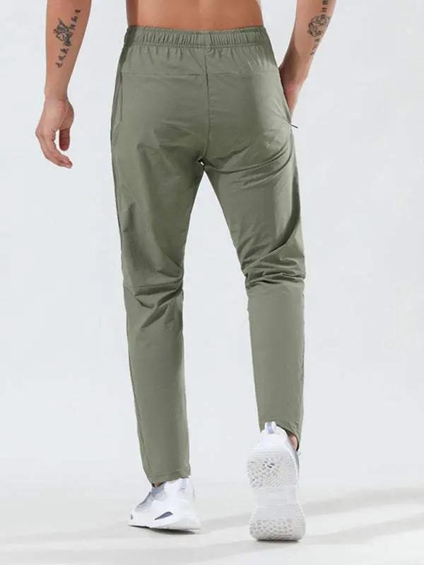 Ultimate Performance Men's Quick-Dry Elastic Fitness Trousers for All Seasons - MENLL