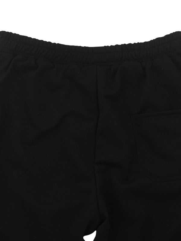 Trendy Men's Hip-Hop Casual Wide-Leg Trousers with Multi-Line Design and Button Detail - MENLL