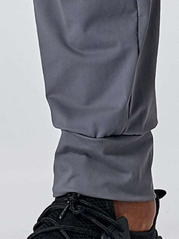 Men's Versatile Quick-Dry Elastic Sports Zipper Trousers for Ultimate Comfort and Performance - MENLL